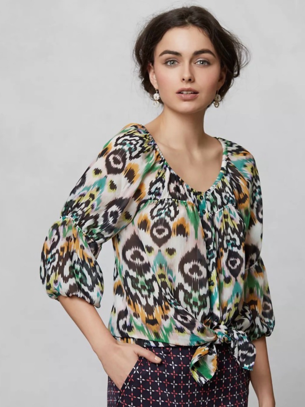 Vanessa Virginia Sveta Peasant Blouse